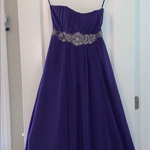 Long Purple Gown